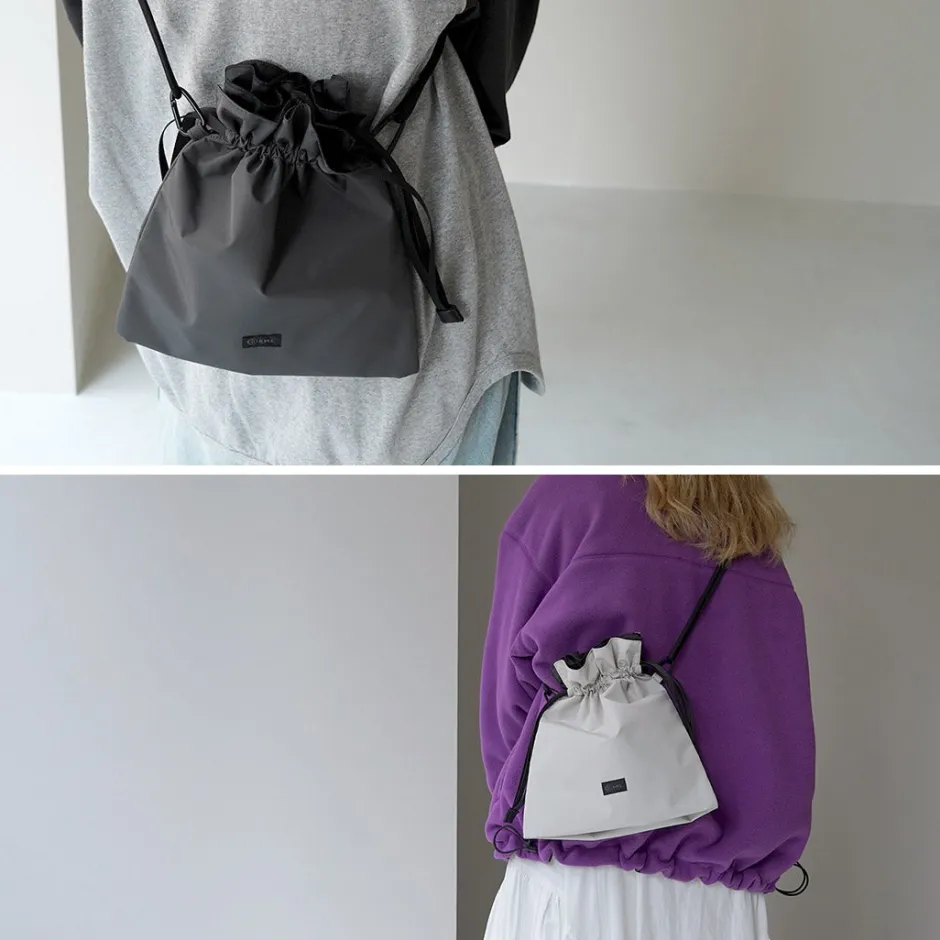 Shoulder Bags^SML / Multi Pocket Drawstring M