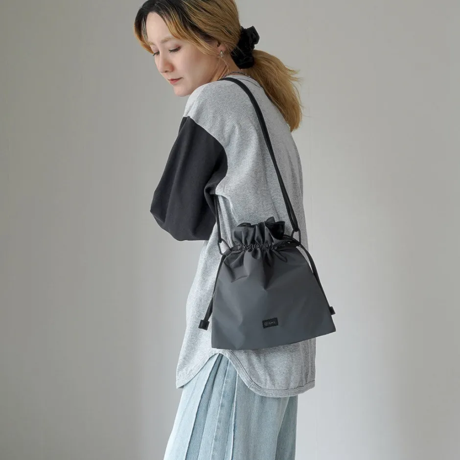 Shoulder Bags^SML / Multi Pocket Drawstring M