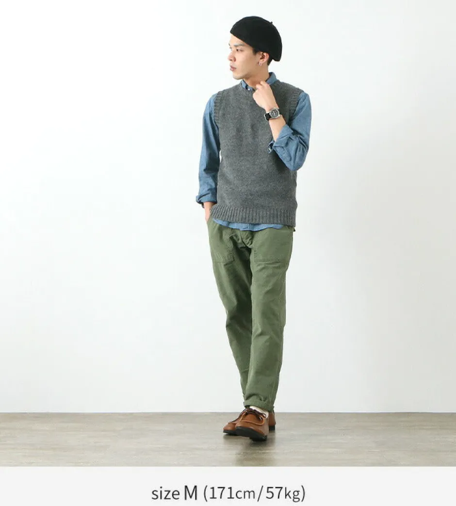 Knits^SOGLIA / LANDNOAH British Wool Crew Neck Knitted Vest
