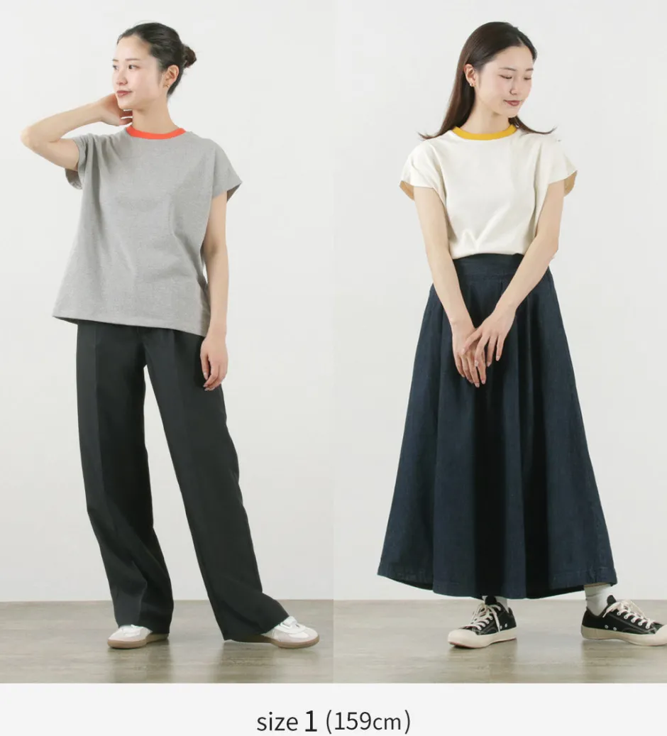 T-Shirts^SOGLIA / Open Ended French Sleeve T-Shirt Solid