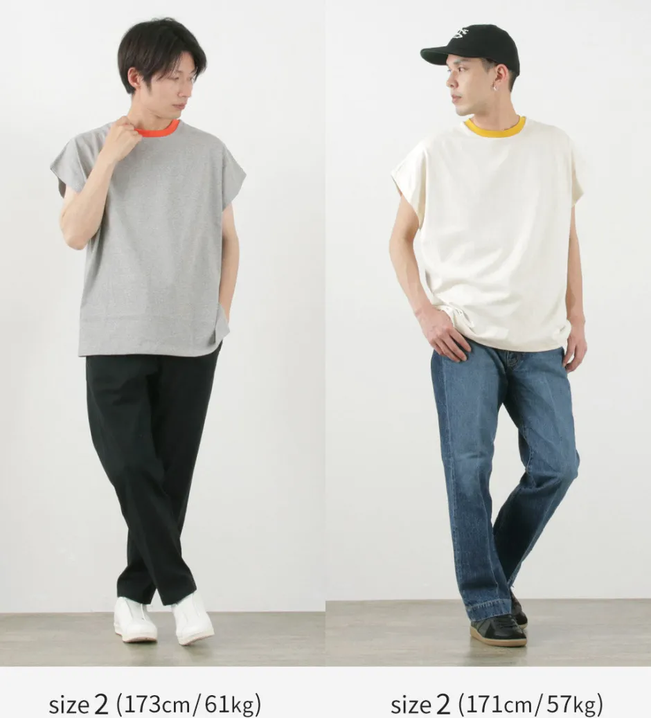T-Shirts^SOGLIA / Open Ended French Sleeve T-Shirt Solid