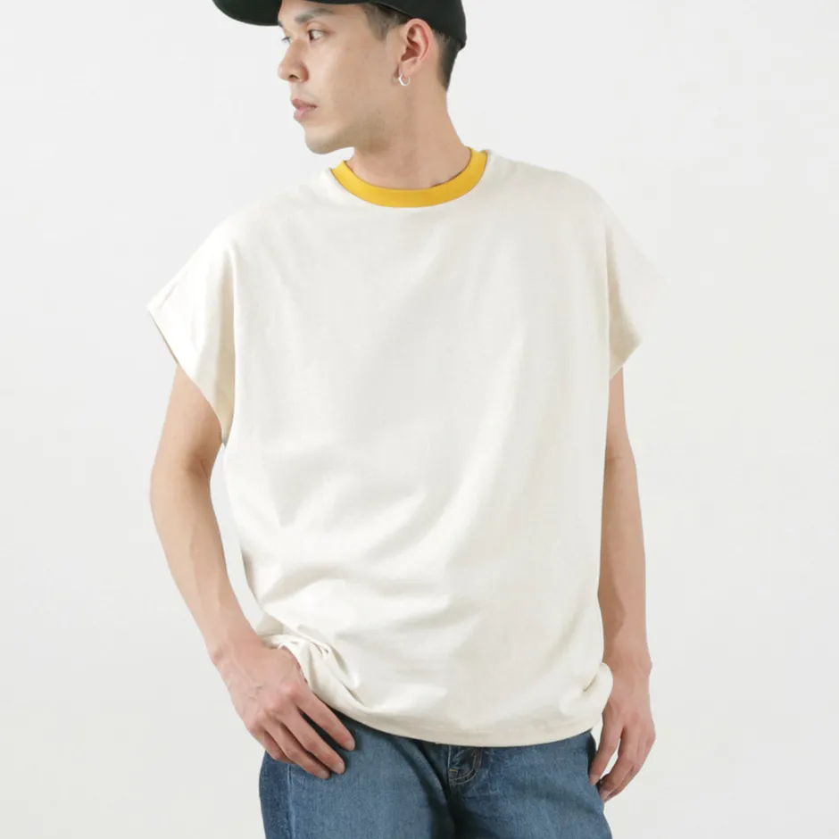 T-Shirts^SOGLIA / Open Ended French Sleeve T-Shirt Solid