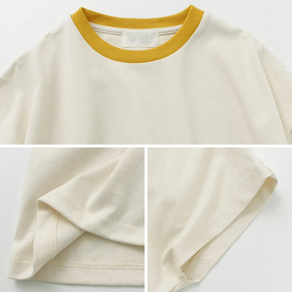 T-Shirts^SOGLIA / Open Ended French Sleeve T-Shirt Solid