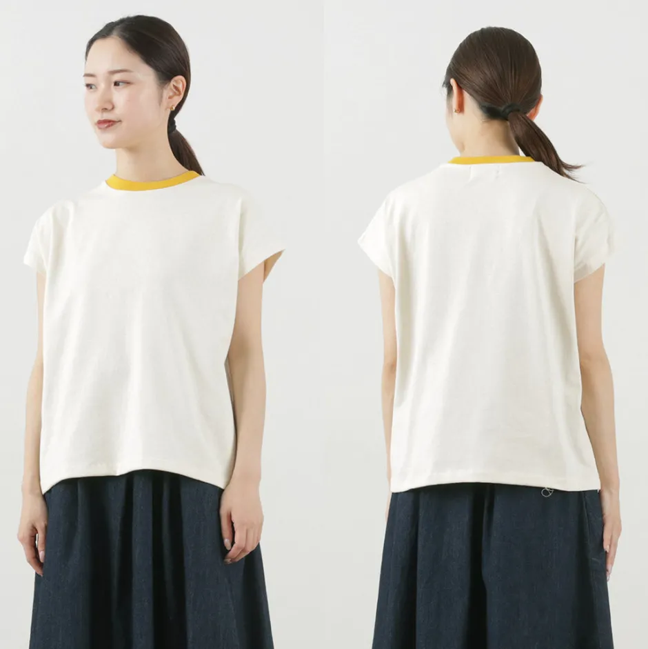 T-Shirts^SOGLIA / Open Ended French Sleeve T-Shirt Solid