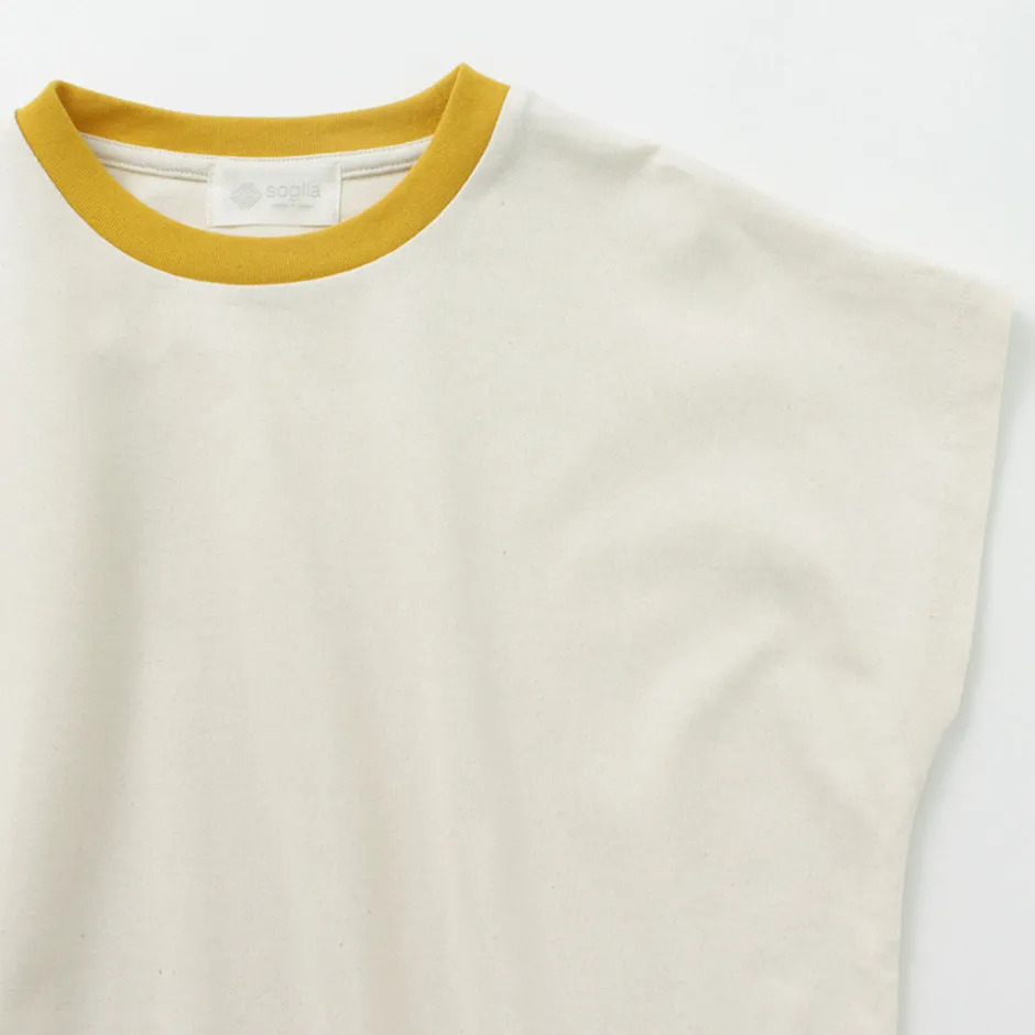 T-Shirts^SOGLIA / Open Ended French Sleeve T-Shirt Solid