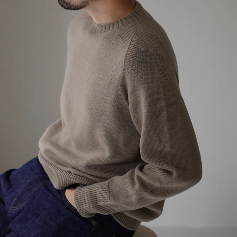 Knits^SOGLIA / Weaners Seamless Merino Wool Crew Neck Sweater