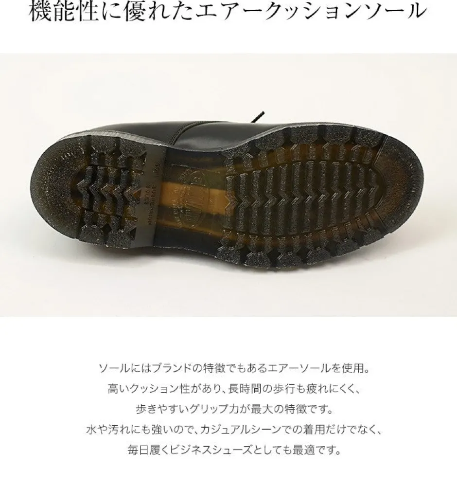 Leather Shoes & Boots^SOLOVAIR / Plain toe 4 eyelet shoes black
