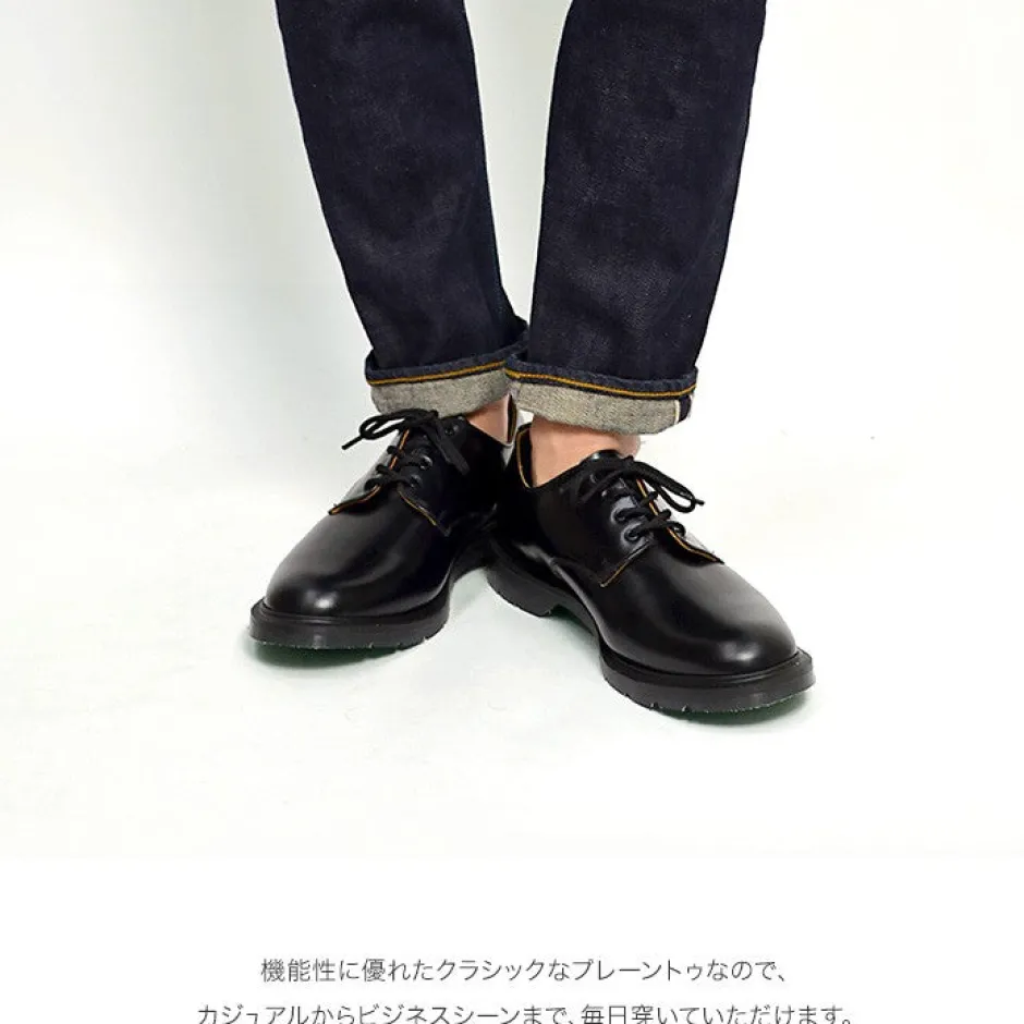 Leather Shoes & Boots^SOLOVAIR / Plain toe 4 eyelet shoes black