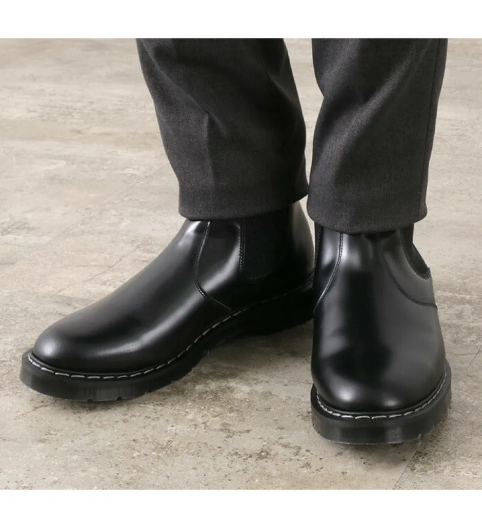 Leather Shoes & Boots^SOLOVAIR / THE DEALER BOOT Hi-SHINE black