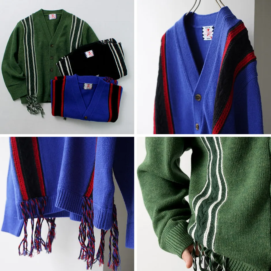Knits^SON OF THE CHEESE / Fringe Knit Cardigan