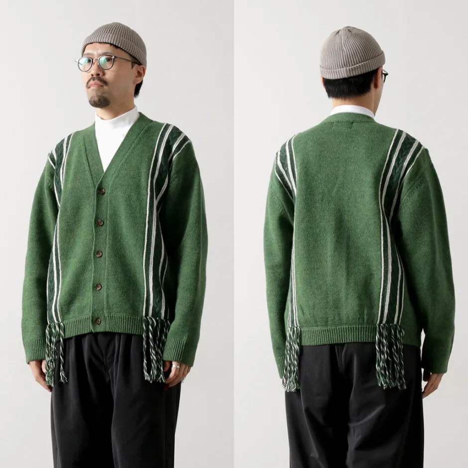 Knits^SON OF THE CHEESE / Fringe Knit Cardigan