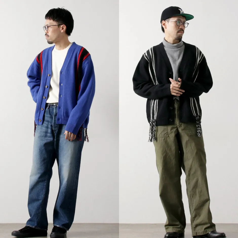 Knits^SON OF THE CHEESE / Fringe Knit Cardigan