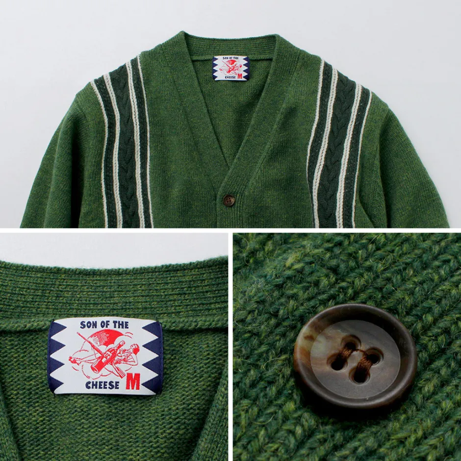 Knits^SON OF THE CHEESE / Fringe Knit Cardigan