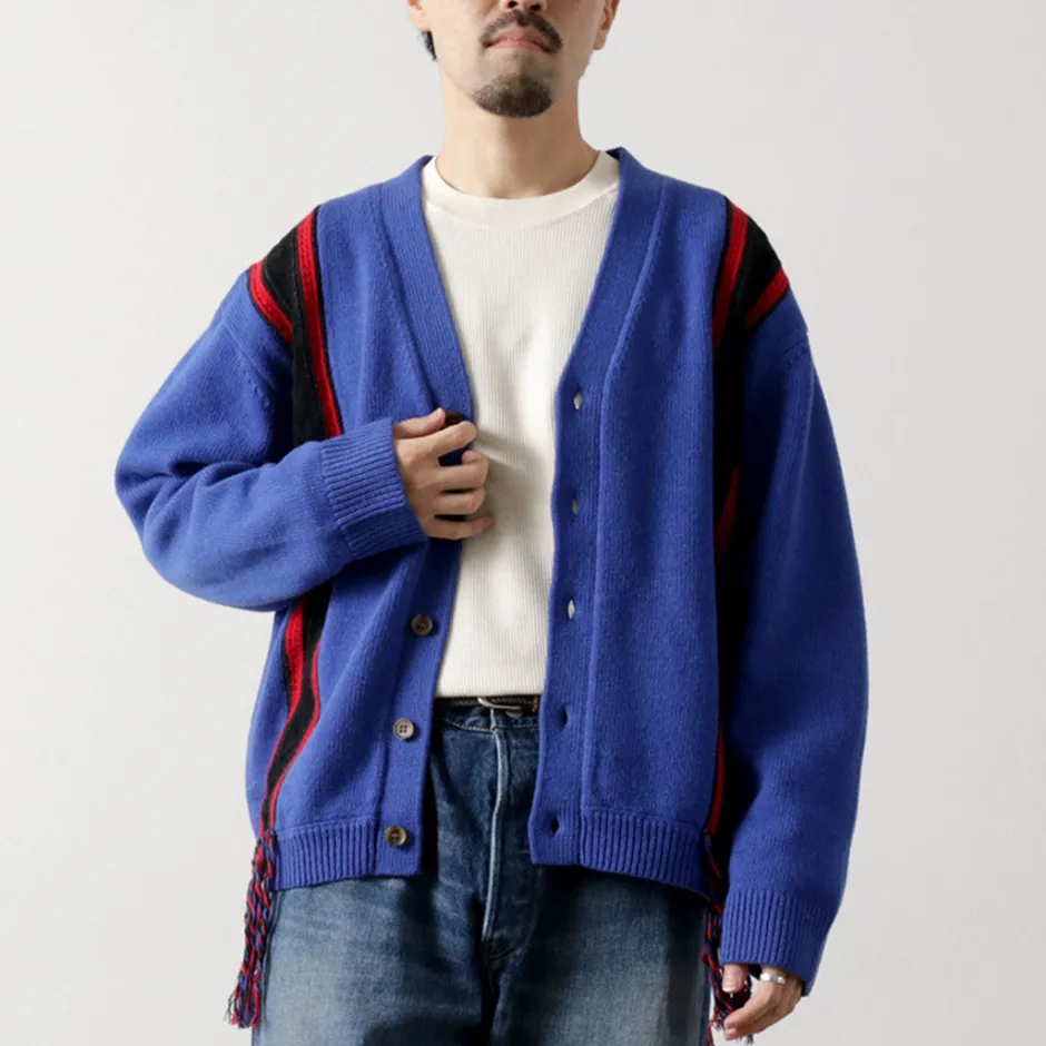 Knits^SON OF THE CHEESE / Fringe Knit Cardigan