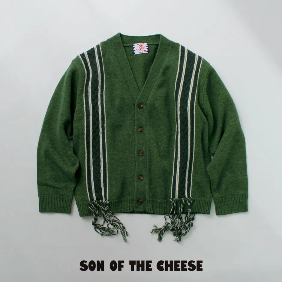 Knits^SON OF THE CHEESE / Fringe Knit Cardigan