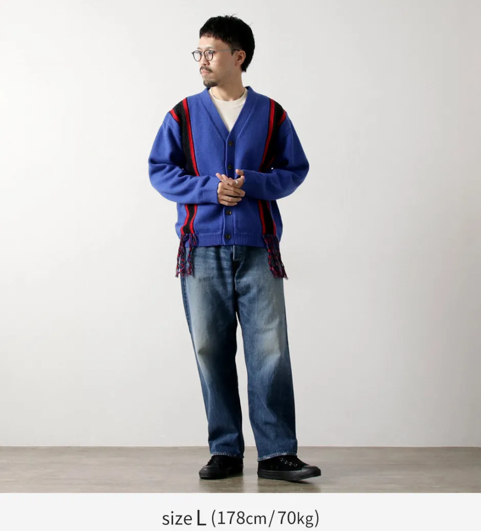 Knits^SON OF THE CHEESE / Fringe Knit Cardigan