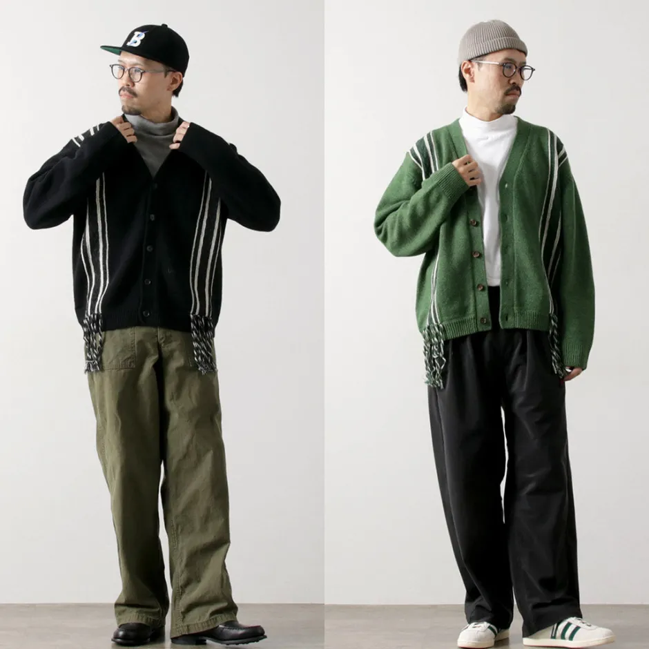 Knits^SON OF THE CHEESE / Fringe Knit Cardigan