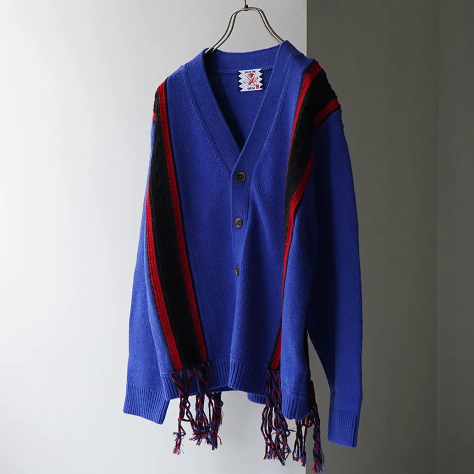 Knits^SON OF THE CHEESE / Fringe Knit Cardigan