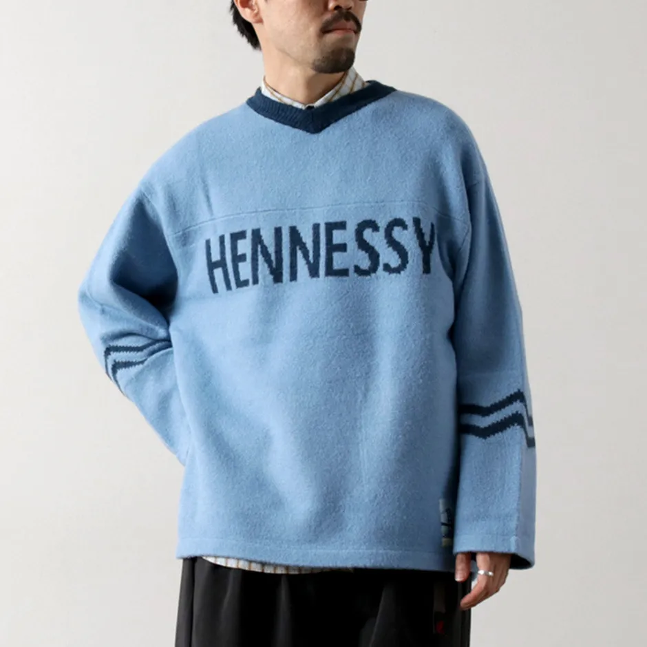 Knits^SON OF THE CHEESE / Hennessy Football Sweater