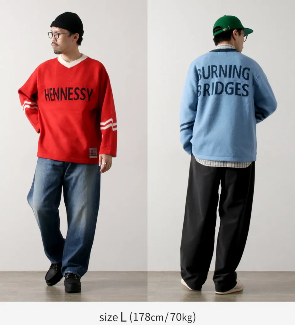 Knits^SON OF THE CHEESE / Hennessy Football Sweater
