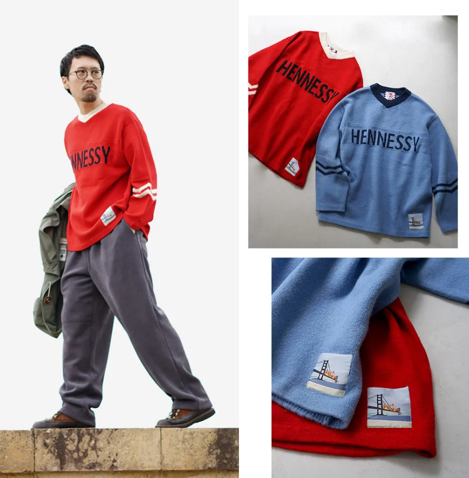 Knits^SON OF THE CHEESE / Hennessy Football Sweater