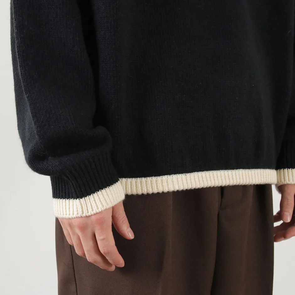 Knits^SON OF THE CHEESE / Line Polo Knit