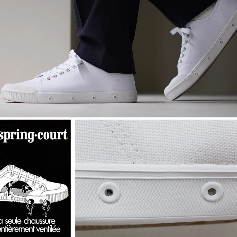 Sneakers^SPRING COURT / G2 Low Cut Canvas Sneakers