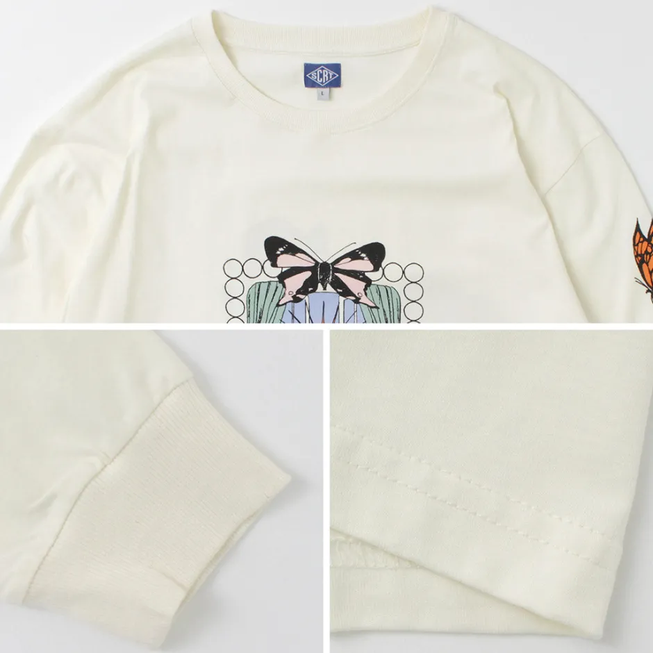 T-Shirts^STAY CREATIVE Co. / Window Long Sleeve T-Shirt beige