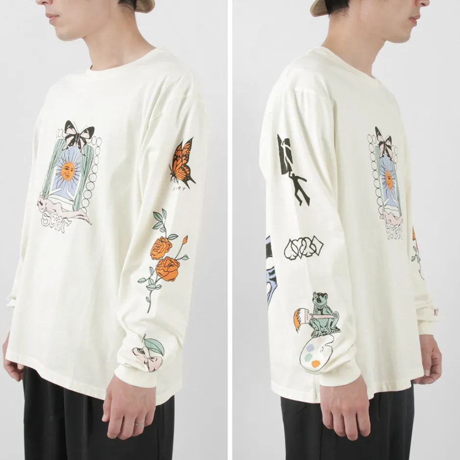 T-Shirts^STAY CREATIVE Co. / Window Long Sleeve T-Shirt beige