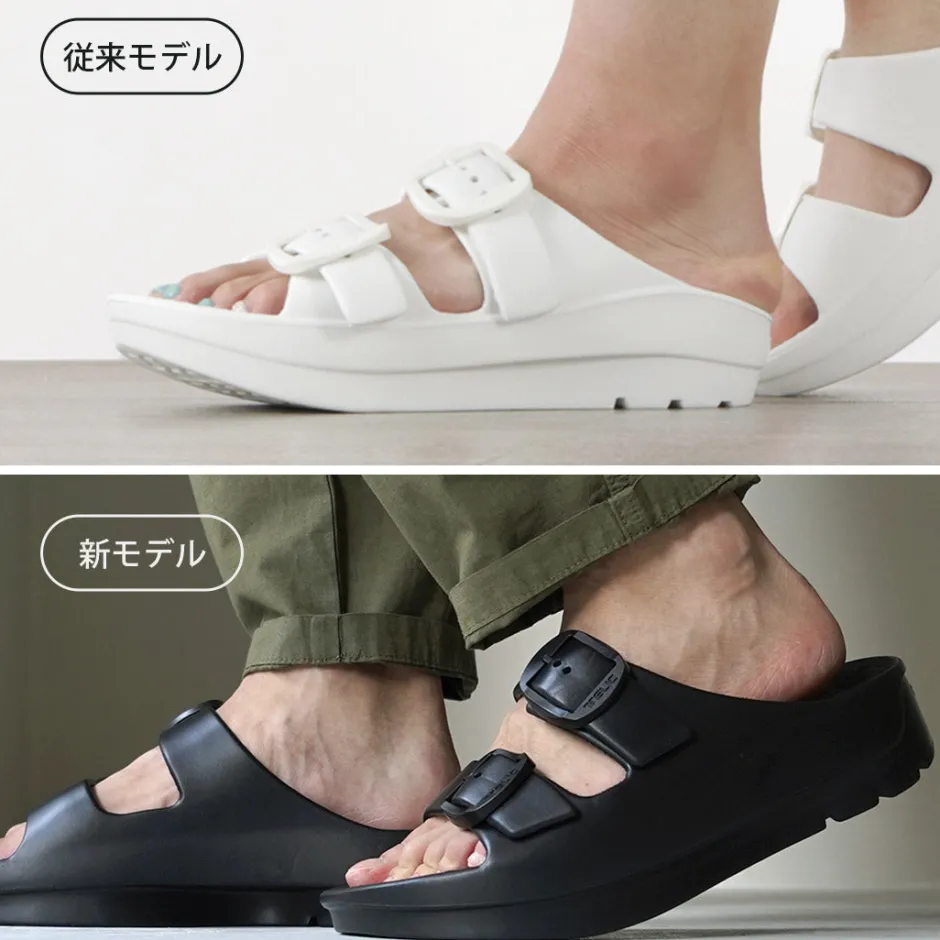 Sandals^TELIC / Double Buckle 2 Recovery W Buckle Sandal