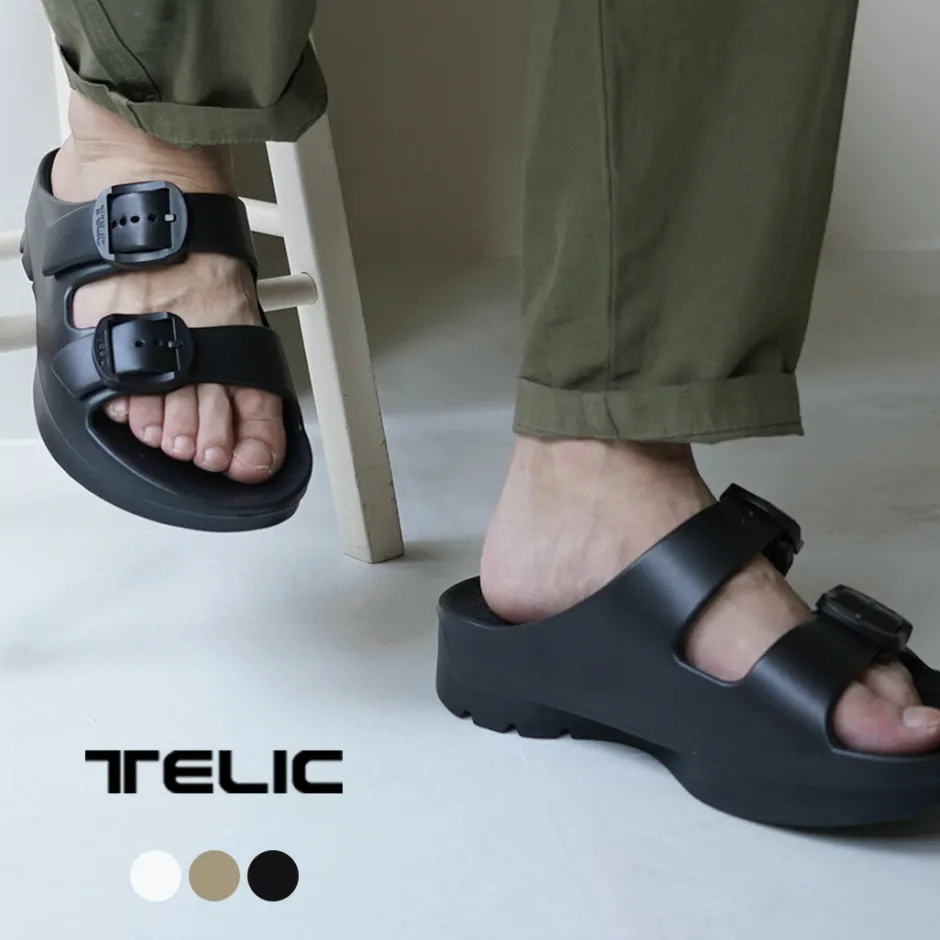 Sandals^TELIC / Double Buckle 2 Recovery W Buckle Sandal