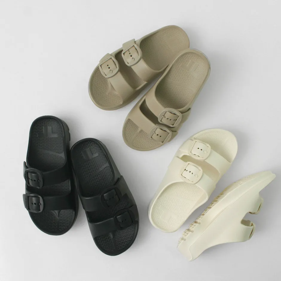 Sandals^TELIC / Double Buckle 2 Recovery W Buckle Sandal