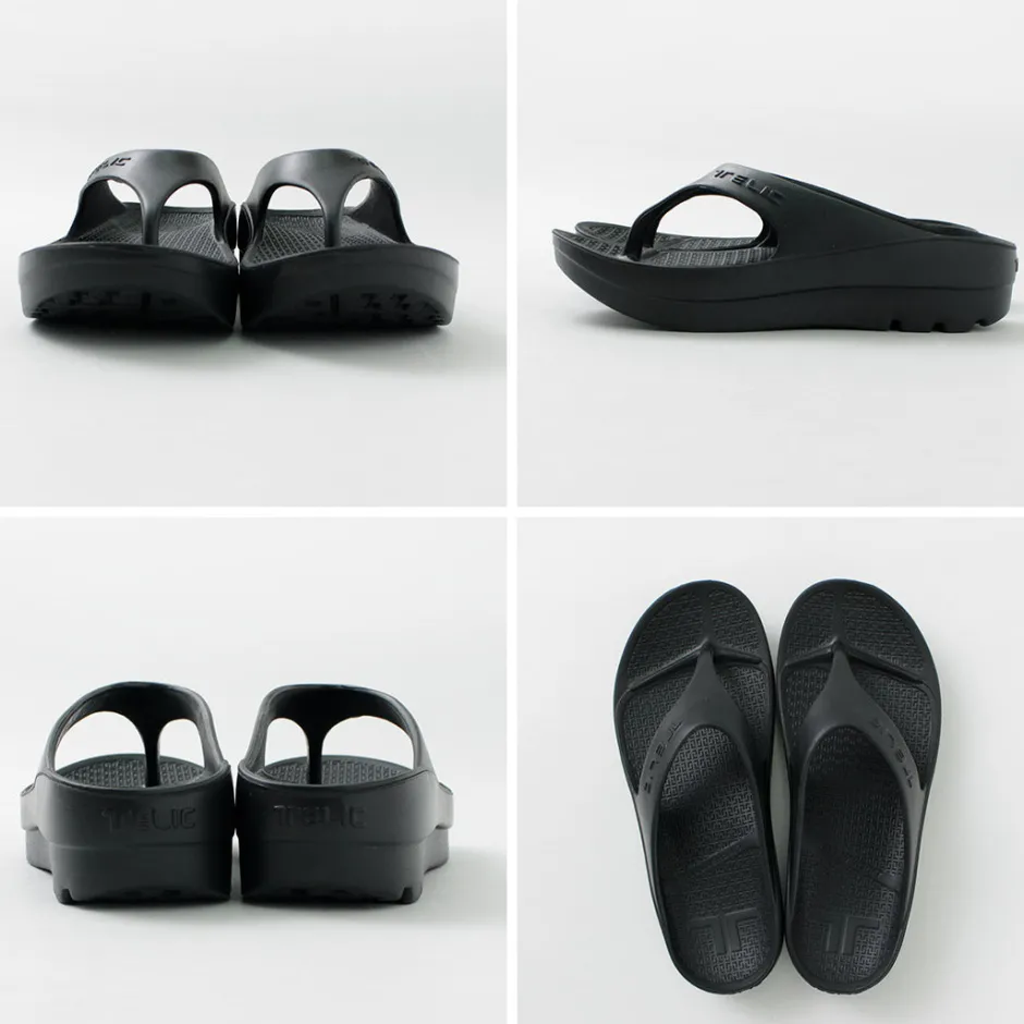 Sandals^TELIC / Double Flip Flop Recovery Platform Sandals