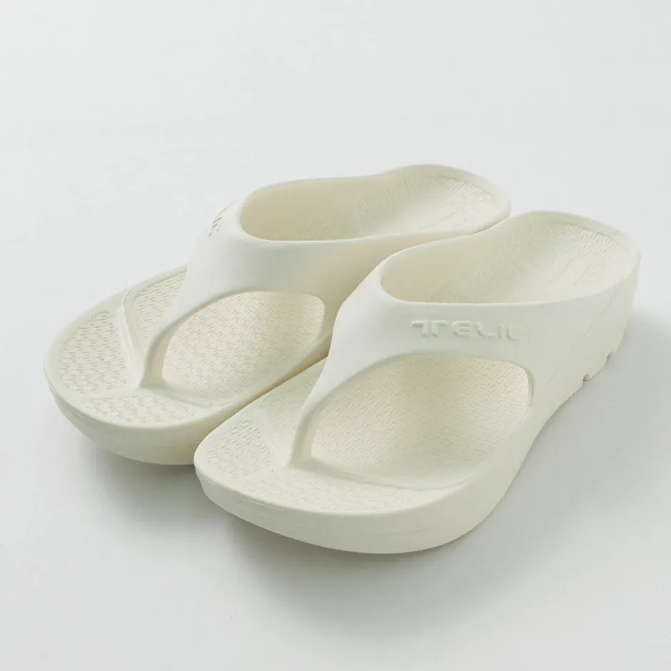 Sandals^TELIC / Double Flip Flop Recovery Platform Sandals