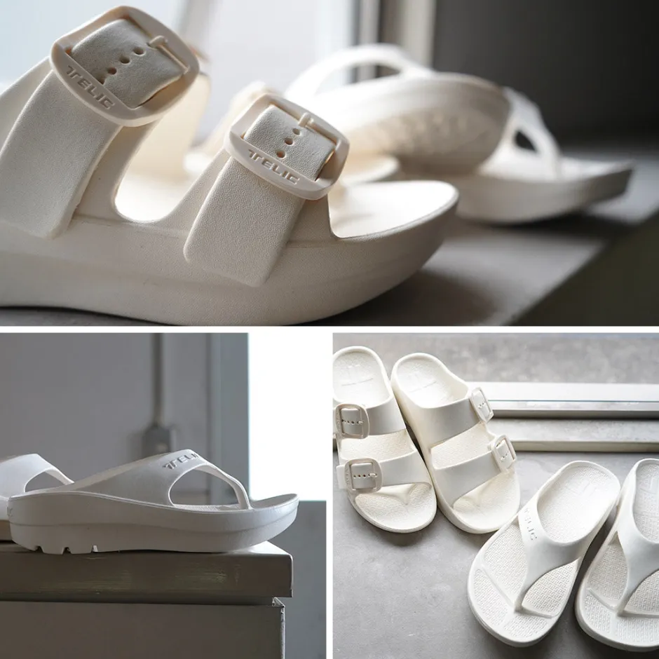 Sandals^TELIC / Double Flip Flop Recovery Platform Sandals
