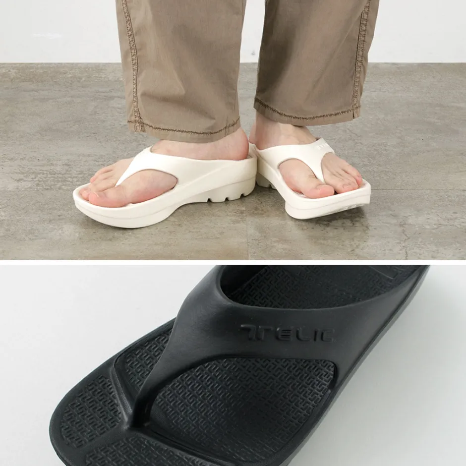 Sandals^TELIC / Double Flip Flop Recovery Platform Sandals
