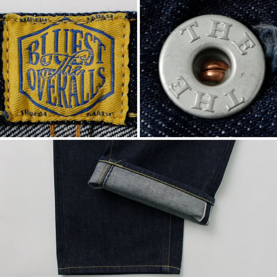 Trousers^THE BLUEST OVERALLS / Big Silhouette Denim Pants indigo
