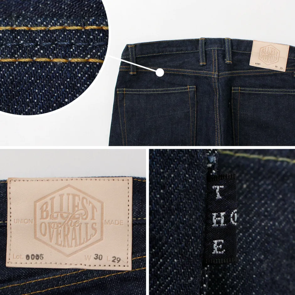 Trousers^THE BLUEST OVERALLS / Big Silhouette Denim Pants indigo