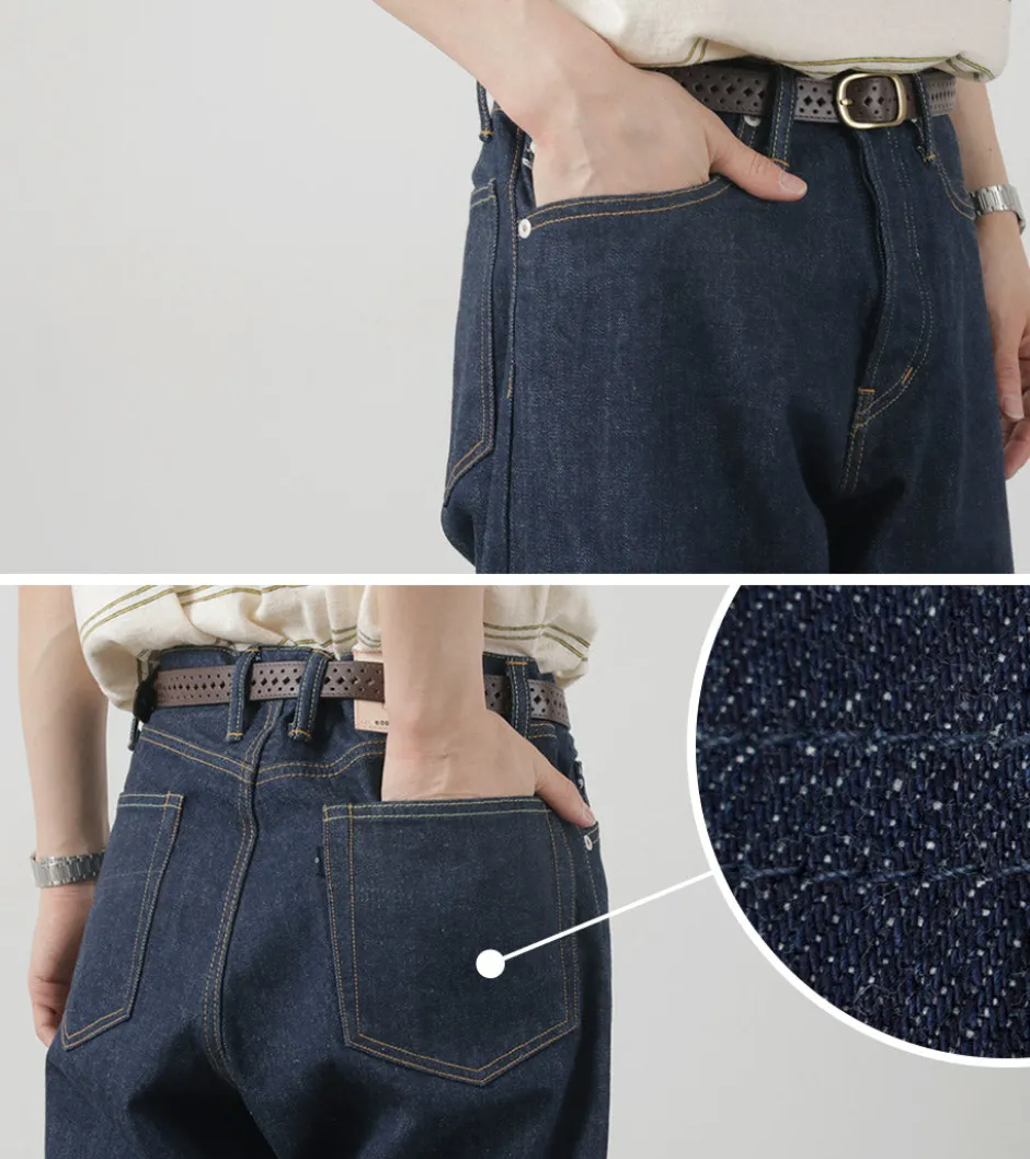 Trousers^THE BLUEST OVERALLS / Big Silhouette Denim Pants indigo