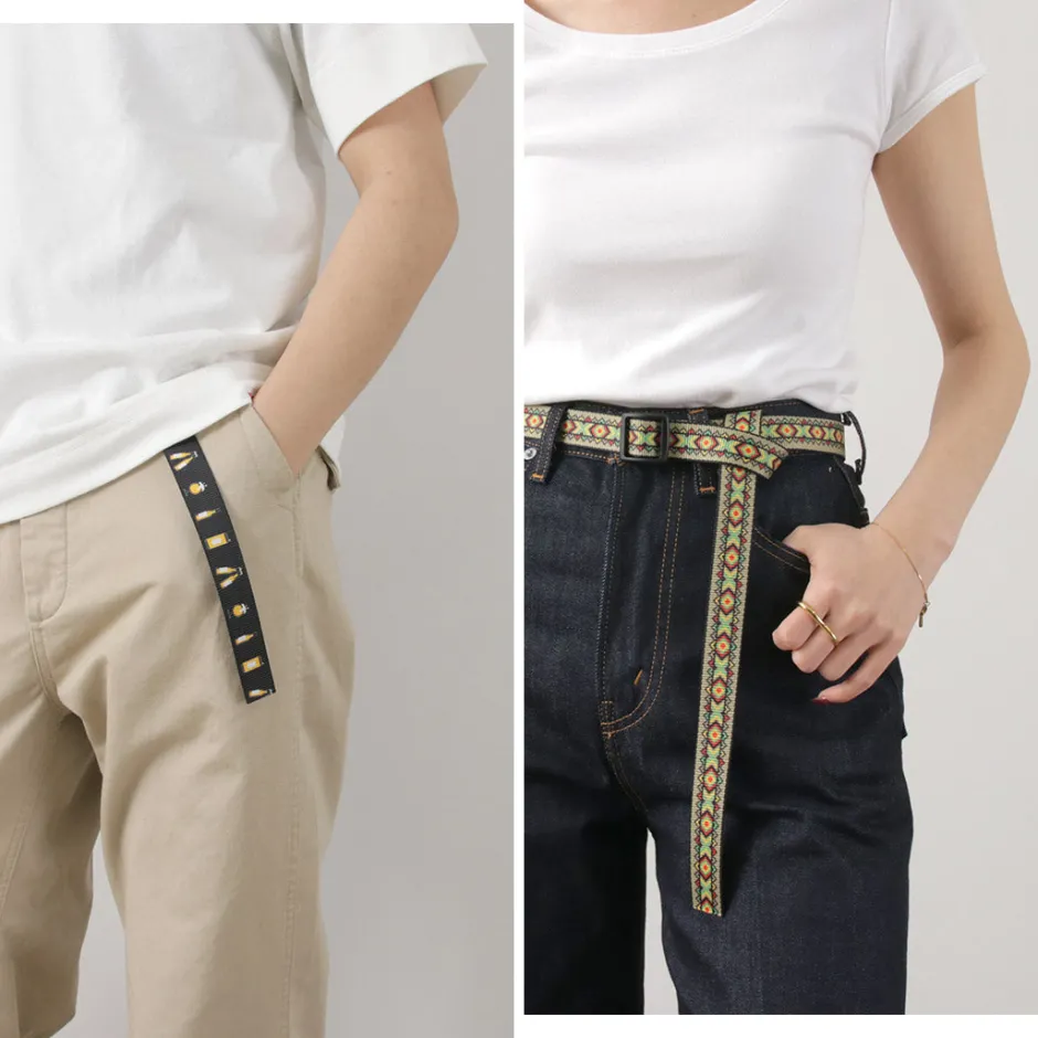 Belts^THOMAS BATES / Printed Slider Belt