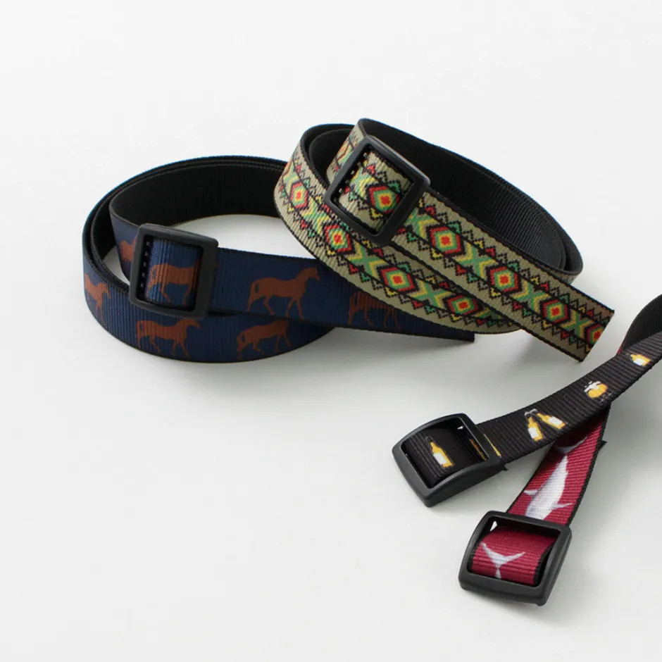 Belts^THOMAS BATES / Printed Slider Belt