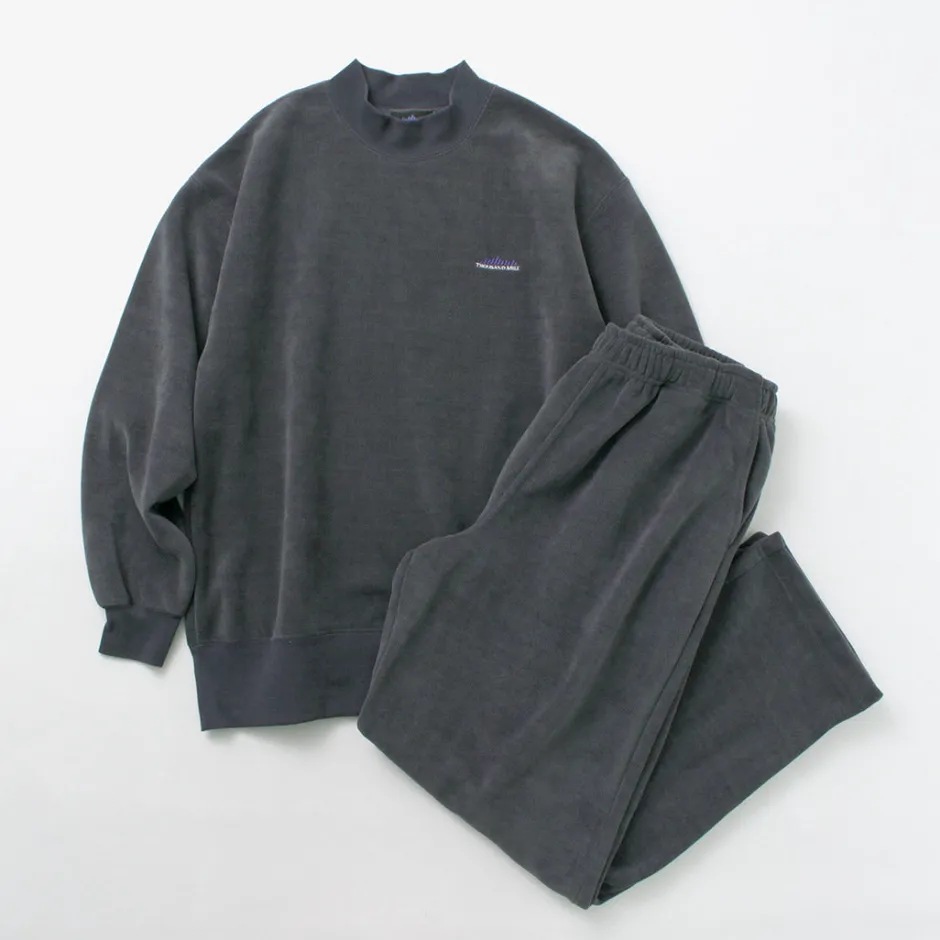 Trousers | Sweatshirts^THOUSAND MILE / Knit Fleece Mock & Long Pants Setup