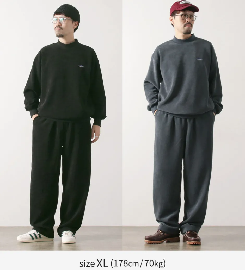 Trousers | Sweatshirts^THOUSAND MILE / Knit Fleece Mock & Long Pants Setup