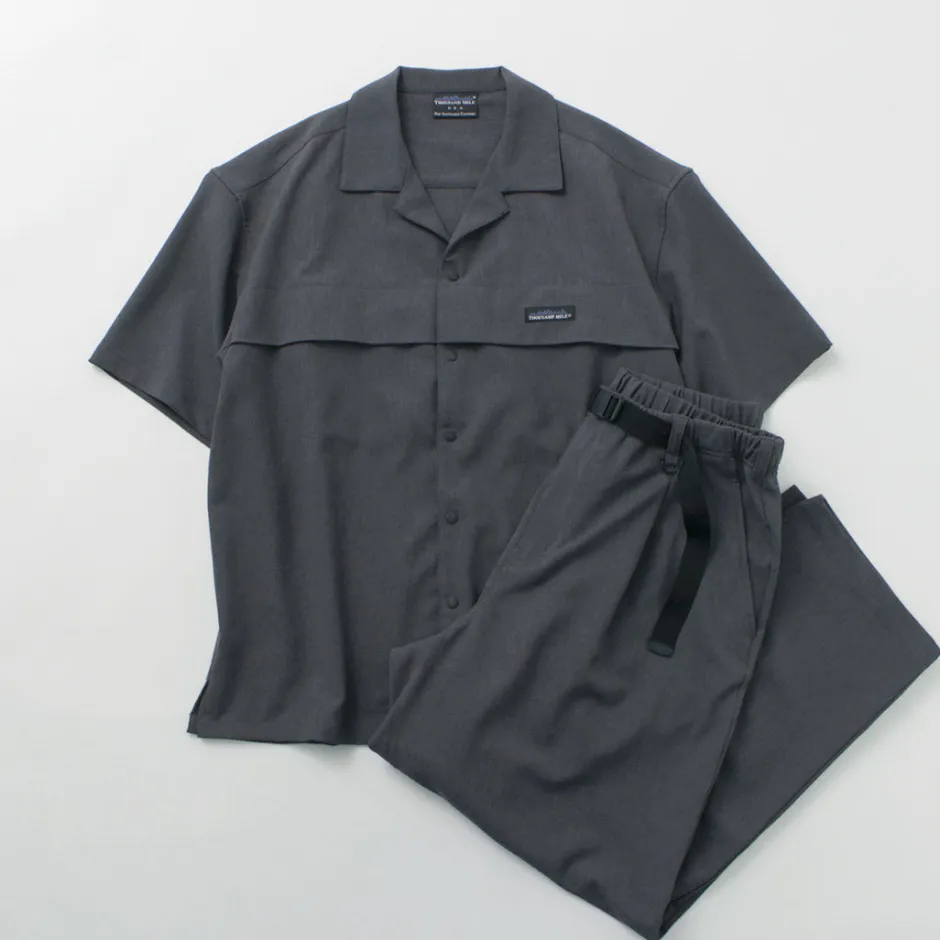 Shirts^THOUSAND MILE / Short Sleeve Open Collar Shirt