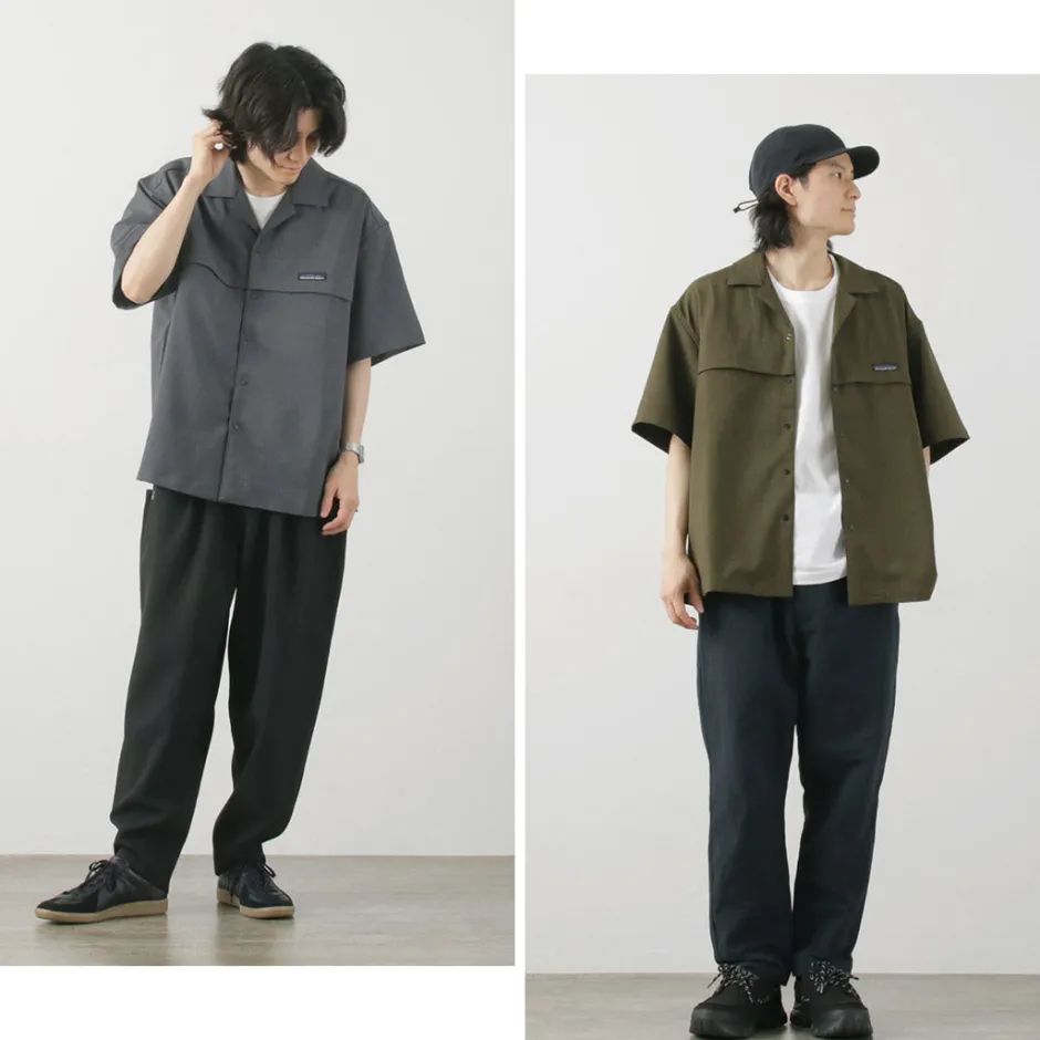 Shirts^THOUSAND MILE / Short Sleeve Open Collar Shirt