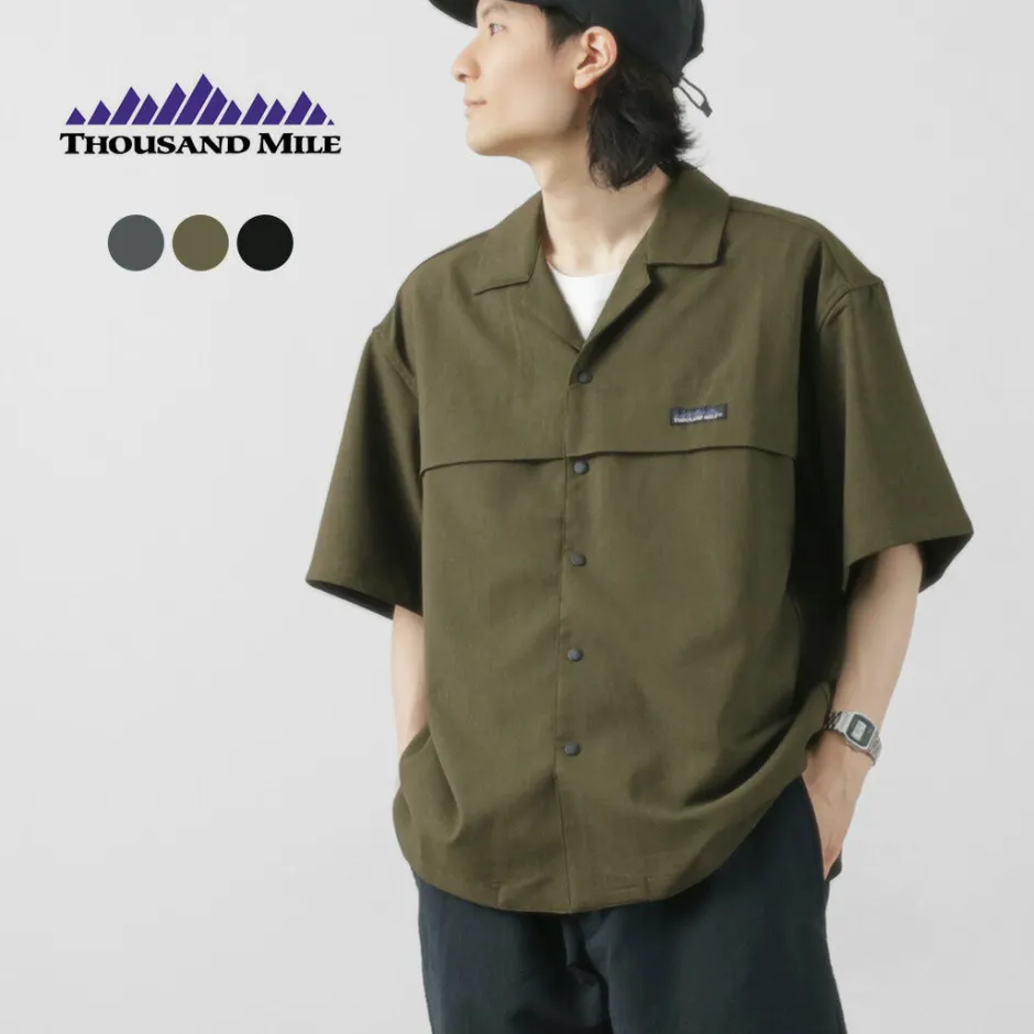 Shirts^THOUSAND MILE / Short Sleeve Open Collar Shirt