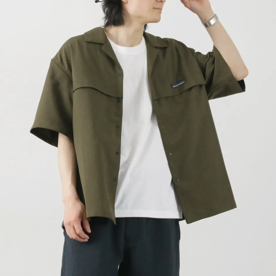 Shirts^THOUSAND MILE / Short Sleeve Open Collar Shirt