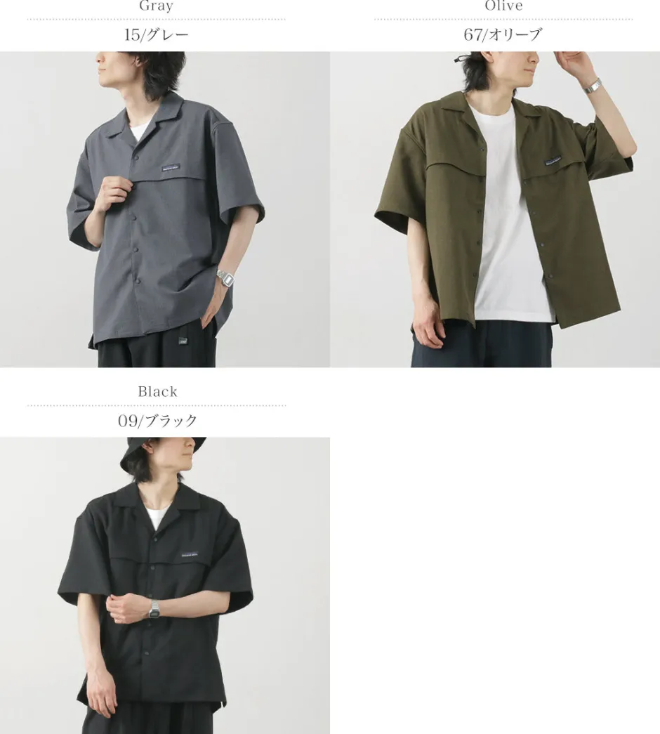 Shirts^THOUSAND MILE / Short Sleeve Open Collar Shirt