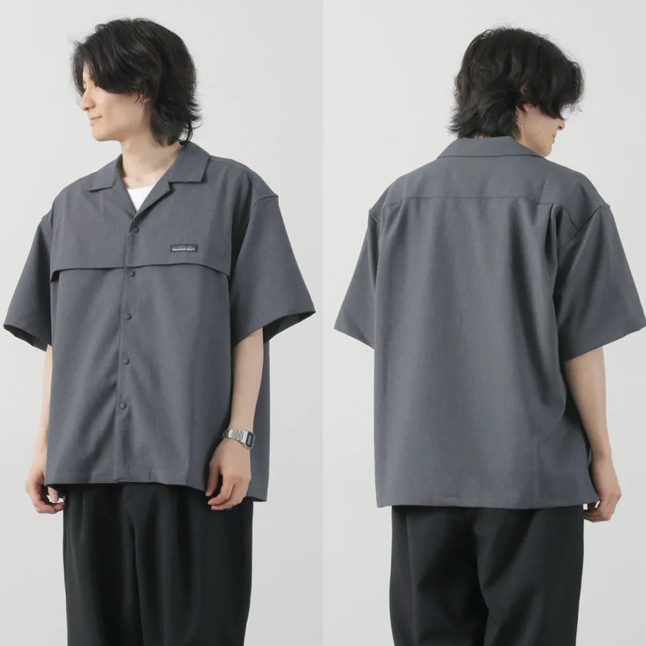 Shirts^THOUSAND MILE / Short Sleeve Open Collar Shirt
