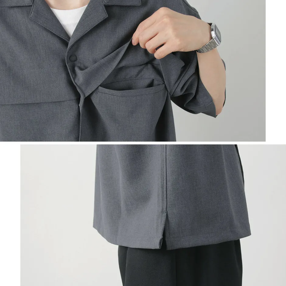 Shirts^THOUSAND MILE / Short Sleeve Open Collar Shirt